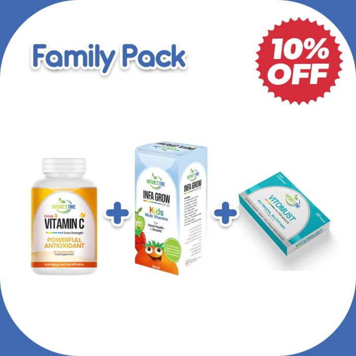 Family Pack (Vitamin C + Infa grow+ Vitomust) - Image 1